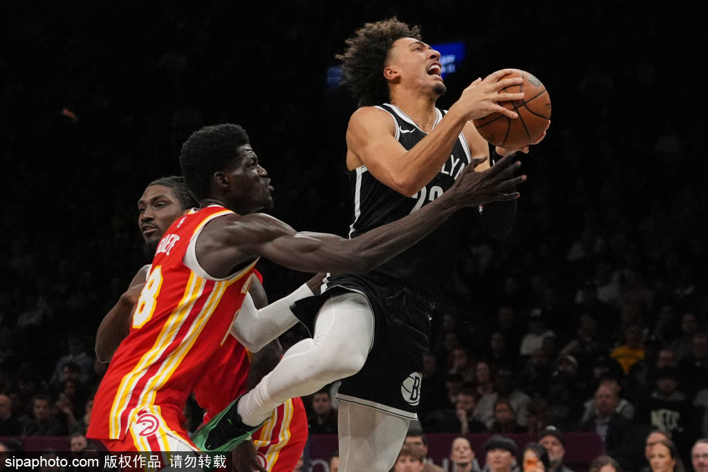 杰伦·约翰逊22分13篮板，老鹰128-108大胜步行者保持全胜战绩